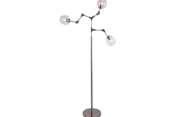 Discount Toms Luxury Lights Vloerlamp 3-lichts Zwart Cas