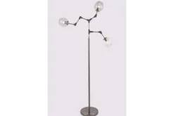 Discount Toms Luxury Lights Vloerlamp 3-lichts Zwart Cas