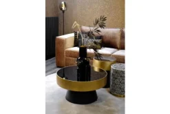 New Highlight Vloerlamp Zwart Rookglas Fantasy