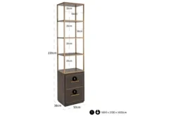 Discount Richmond Interiors Wandkast 214129 Carter