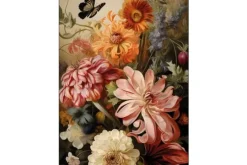 New Urban Cotton Wandkleed Vintage Flowers