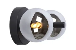 Lucide Wandlampen^Wandlamp - zwart Tycho