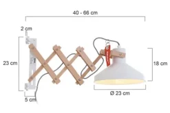 Anne Lighting Wandlampen^Wandlamp 7900BE Woody