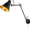Searchlight Wandlampen^Wandlamp 7403BK