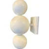 Leclercq & Bouwman Wandlampen^Wandlamp LB0783-2WL textured white Allure |