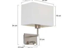 Steinhauer Wandlampen^Wandlamp 1472ST Nouveau Mexlite