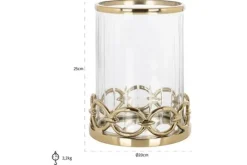 Richmond Interiors Decoratie^Windlicht 211551 Jayce