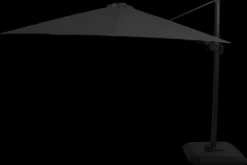 Best Zweefparasol 300x300cm Zwart 14.122.178 Shadowflex